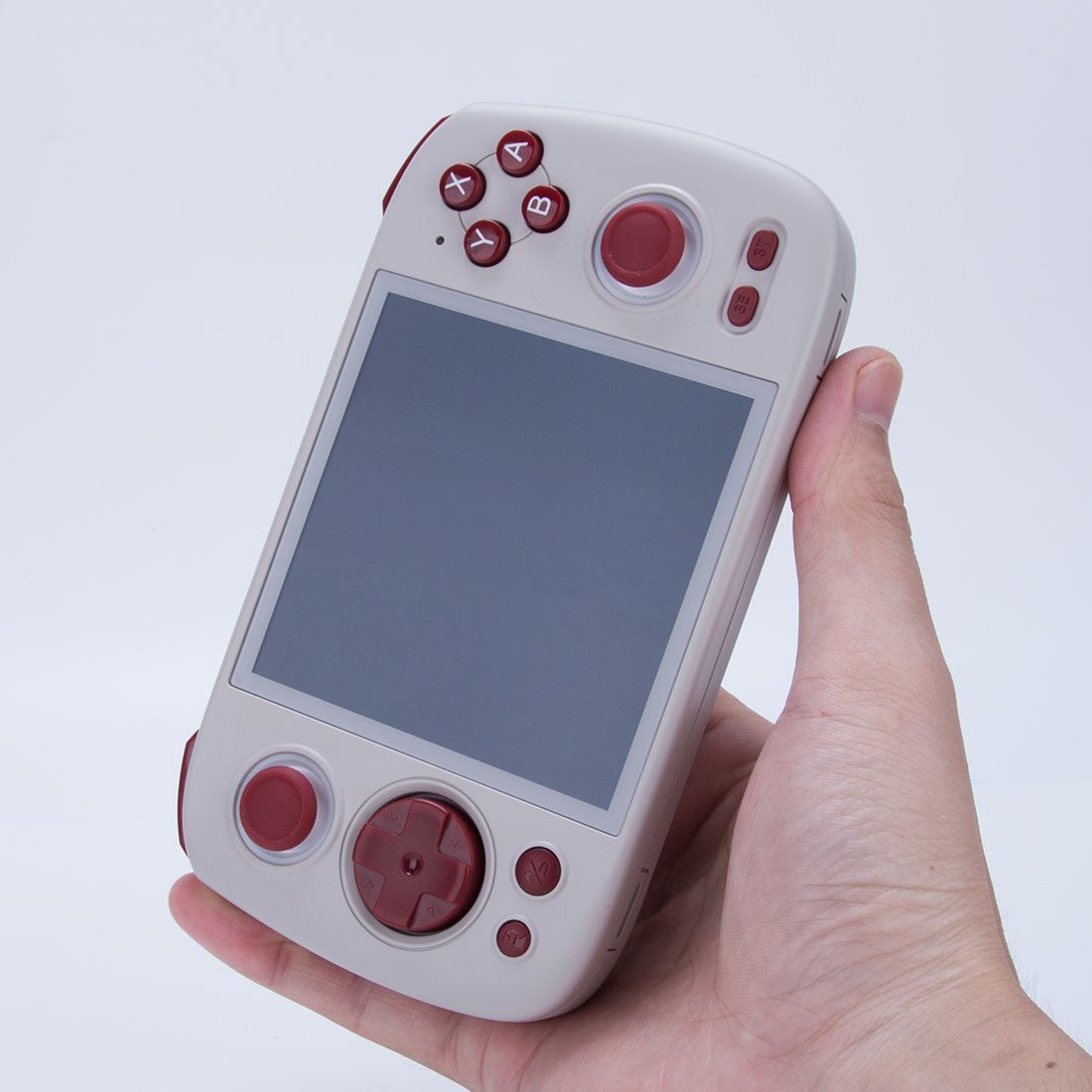 Handheld Game Console Anbernic RG Cube with 3.95-Inch IPS OCA Full-Lamination, 720x720 (Square), Multi-Touch, 128GB game-card bundle