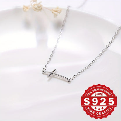Anklet for Women - 925 Sterling Silver Cross for Minimalist Hypoallergenic Ankle Bracelet - product detail view 8