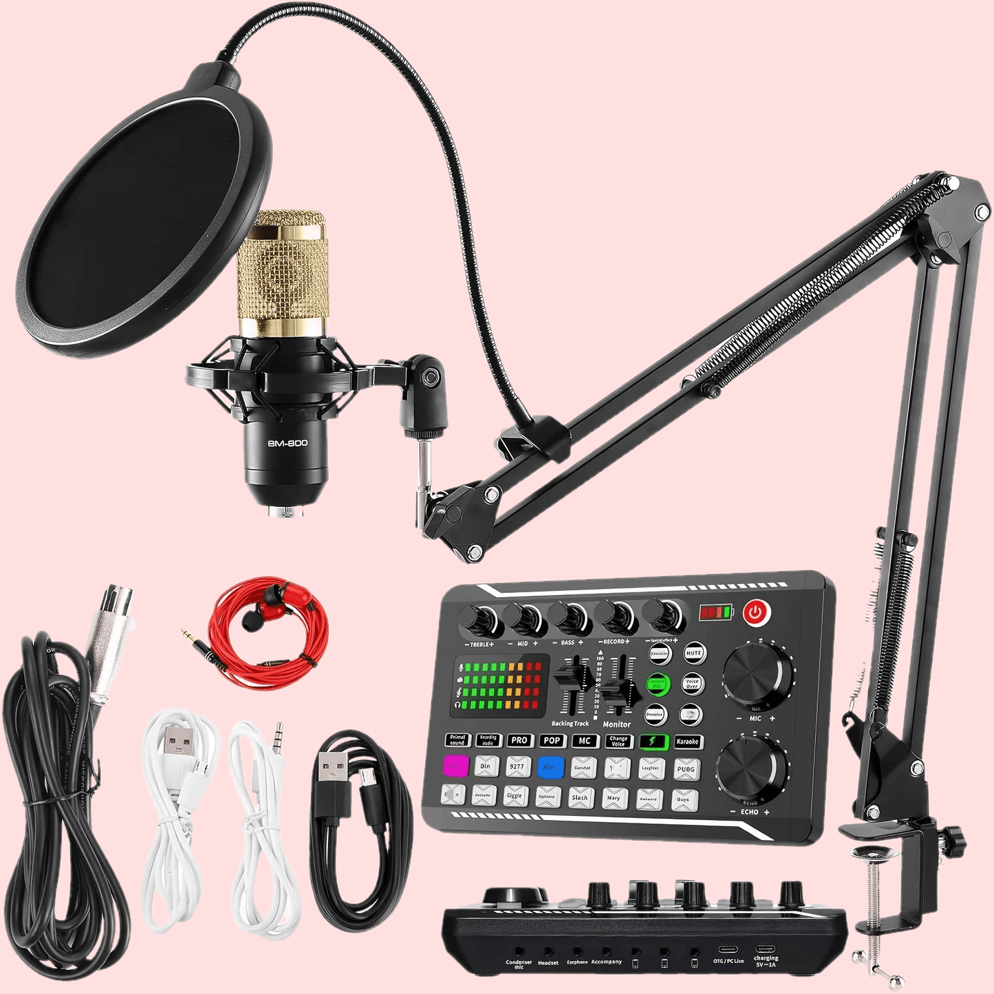 Audio Mixer shown in the F998+BM800 Golden option