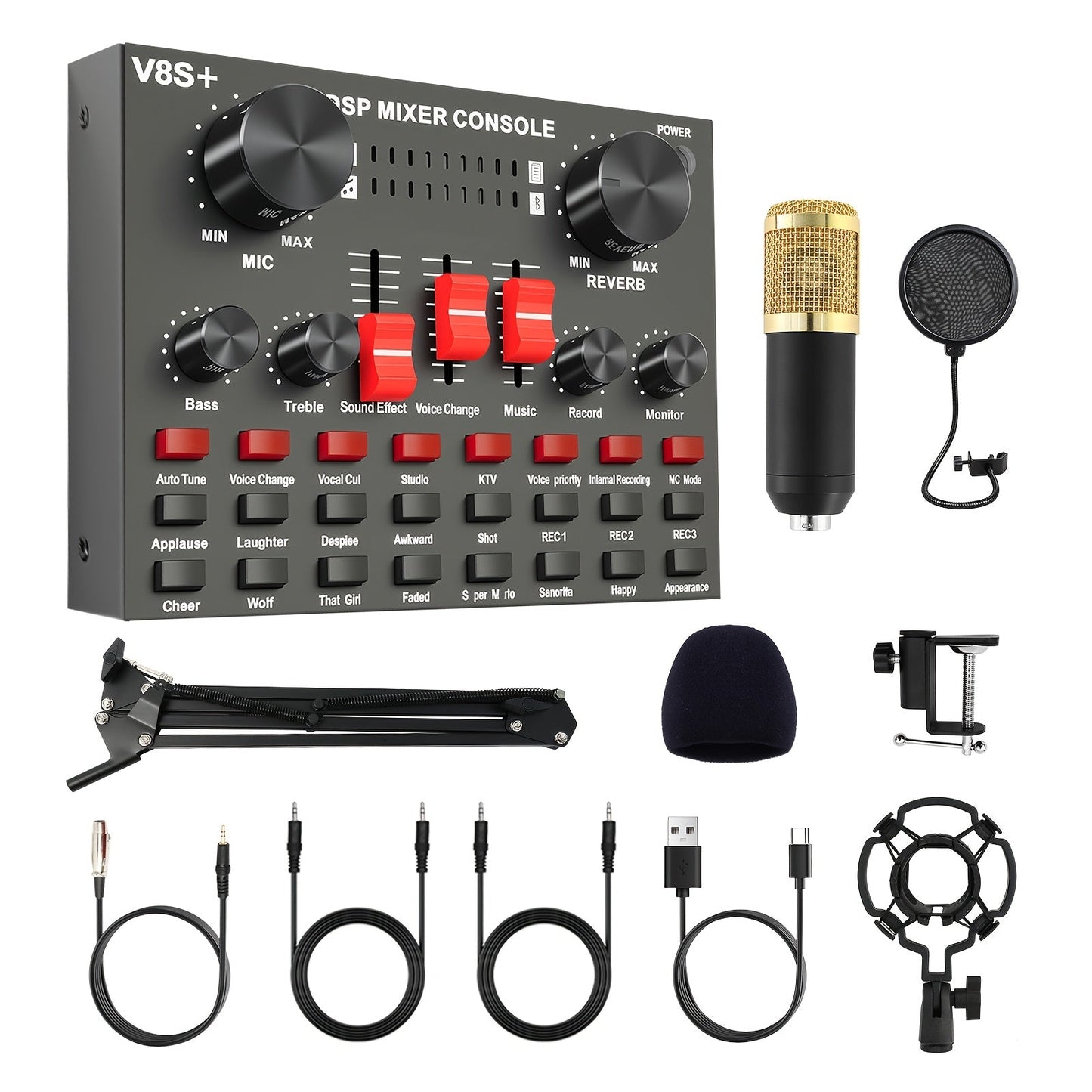 Audio Mixer shown in the V8S+ Golden FOR 1 option