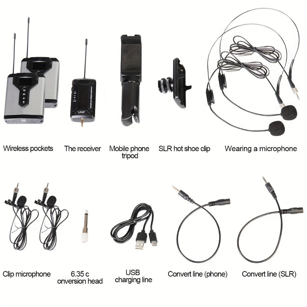 Audio Mixer, Rechargeable, Wireless, DEPUSHENG, Lavalier for Live Sound detail image - detail view 13