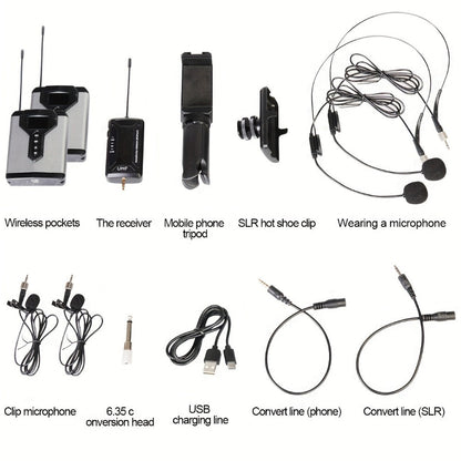 Audio Mixer, Rechargeable, Wireless, DEPUSHENG, Lavalier for Live Sound detail image - detail view 13