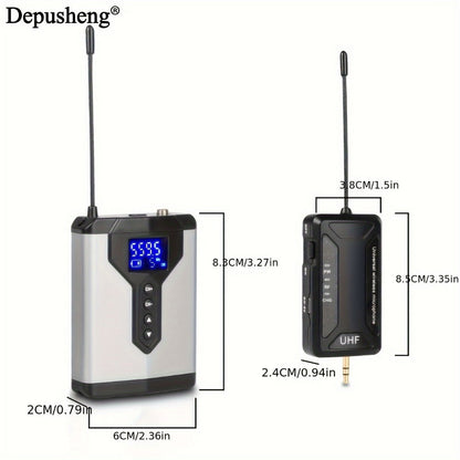 Audio Mixer, Rechargeable, Wireless, DEPUSHENG, Lavalier for Live Sound detail image