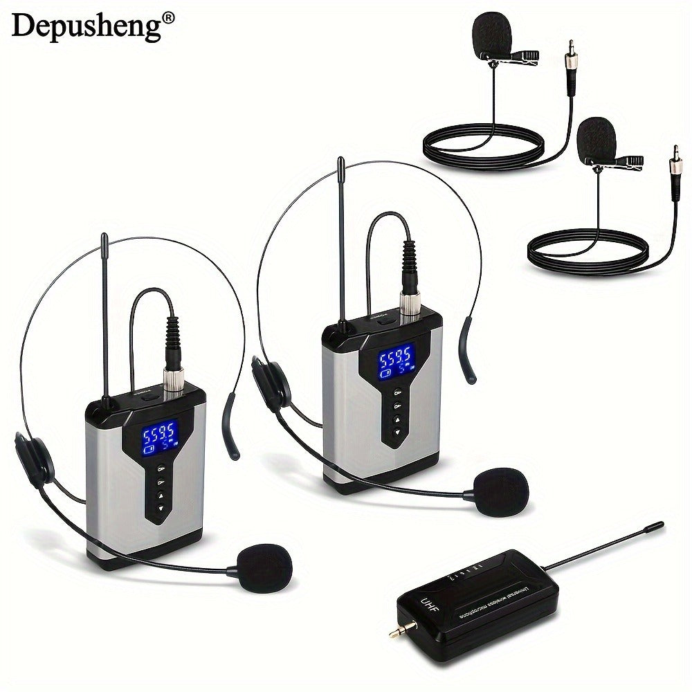 Audio Mixer, Rechargeable, Wireless, DEPUSHENG, Lavalier for Live Sound detail image - detail view 4