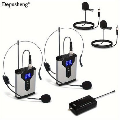 Audio Mixer, Rechargeable, Wireless, DEPUSHENG, Lavalier for Live Sound detail image - detail view 4
