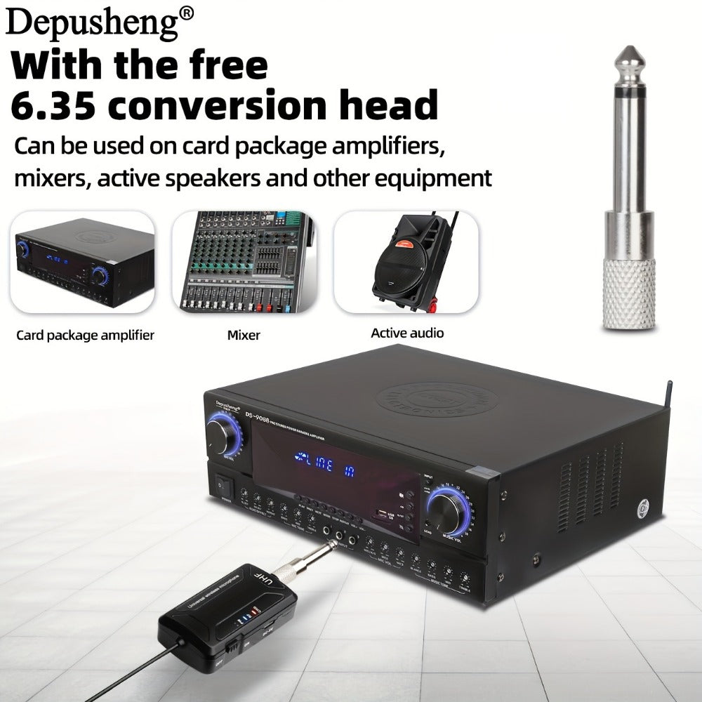 Audio Mixer, Rechargeable, Wireless, DEPUSHENG, Lavalier for Live Sound detail image - detail view 5