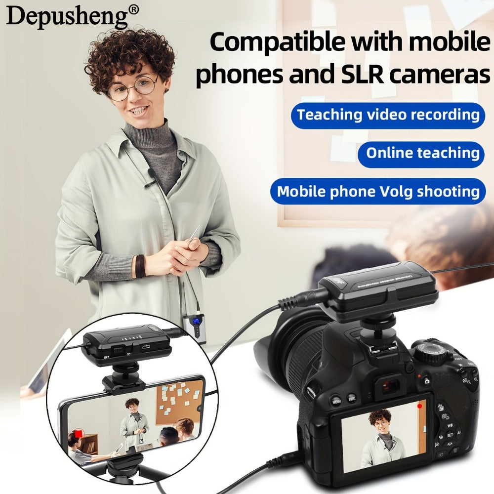 Audio Mixer, Rechargeable, Wireless, DEPUSHENG, Lavalier for Live Sound detail image - detail view 7
