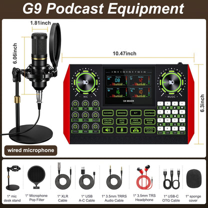 Audio Mixer shown in the G9-BM800(Disc bracket set) option