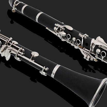 B-Flat Clarinet, HOGSN, 17-Key, Black for Lessons and Practice detail image - detail view 8