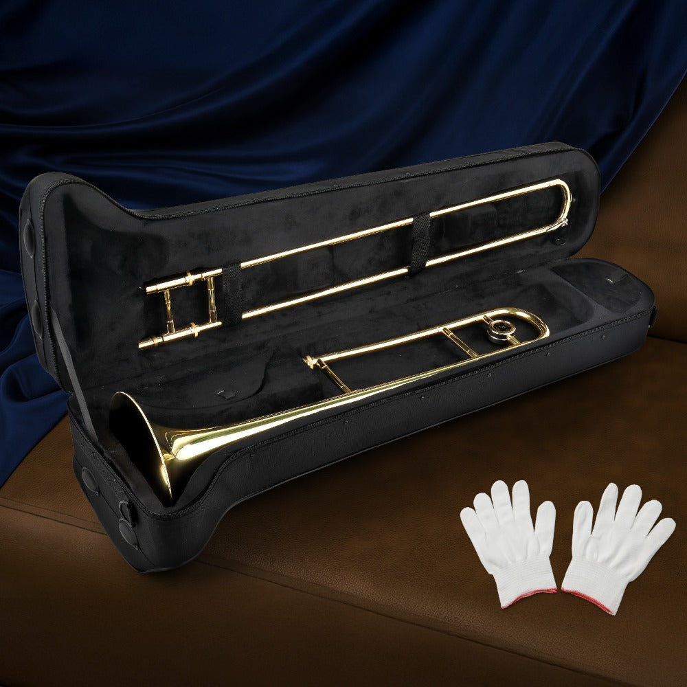 B-Flat Trombone, 7.6 inches, 19.2 cm, Professional, B-flat, Thickened for School Band detail image - detail view 3