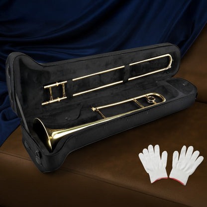 B-Flat Trombone, 7.6 inches, 19.2 cm, Professional, B-flat, Thickened for School Band detail image - detail view 3