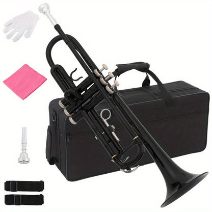 B-Flat Trumpet shown in the Black option