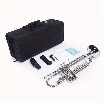 B-Flat Trumpet shown in the Silvery Small option
