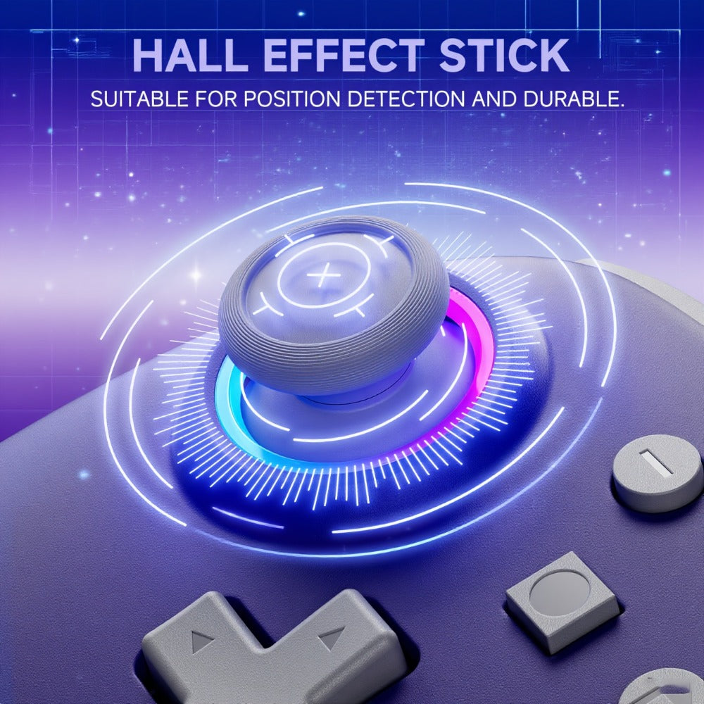 Hall Effect Wireless Controller for Nintendo Switch OLED Switch Lite - No Drift Joystick Turbo for an Everyday Personal Care Routine