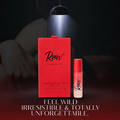 Cologne Roll-On for Men RawChemistry Raw 0.34 oz with Red Carton and Compact Oil Applicator