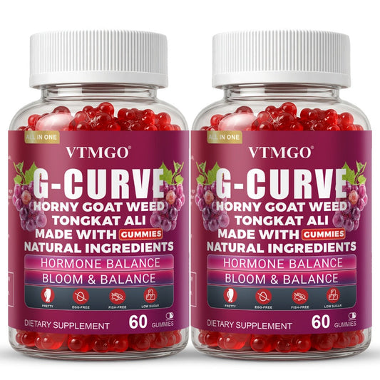 Women's Curve Enhancement Gummies with Maca Root Saw Palmetto Tribulus Terrestris L-Arginine