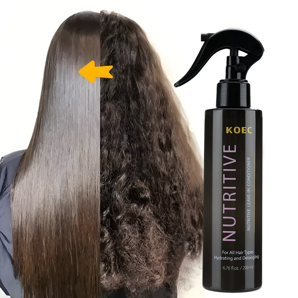 Keratin Biotin Leave-In Conditioner 6.76oz, Anti-Frizz Detangler with Argan Oil & Plant Extracts