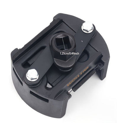 Adjustable Oil Filter Wrench – U-Shape Double Jaw Reversible Design, Hex Socket & Knob Control, Heavy-Duty Metal