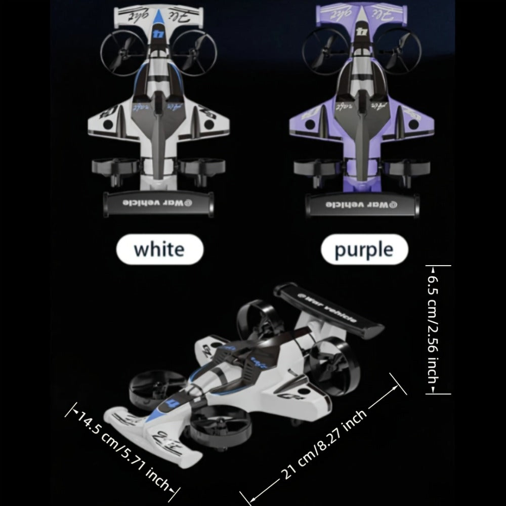 RC Flying Car Drone Combo for Kids with the Listed Color, Size or Set Options for Everyday Use