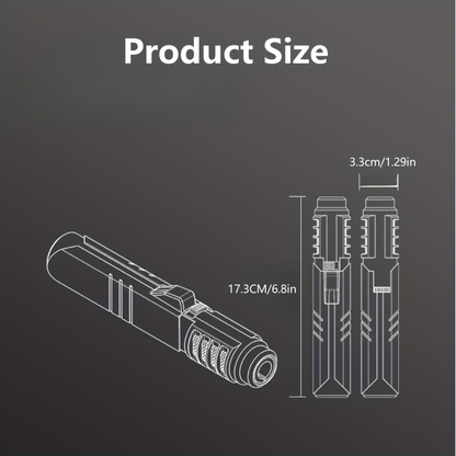 Blowtorch Jet Lighter 1800° Windproof, Zinc Alloy Butane Torch with Blue Flame for Welding, Outdoor Cooking