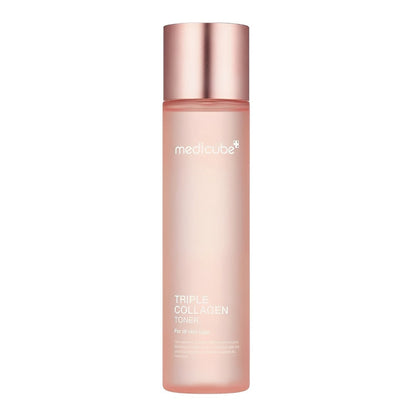Collagen Face Toner 140ml Triple Collagen Deep Hydration Plumping Toner with Hyaluronic Acid for Bath Time, Home Spa and Personal Care