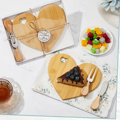 Mini Heart Charcuterie Board Set 6/12 Pack for Entryways, Bedrooms and Living Spaces, with the Listed Configuration