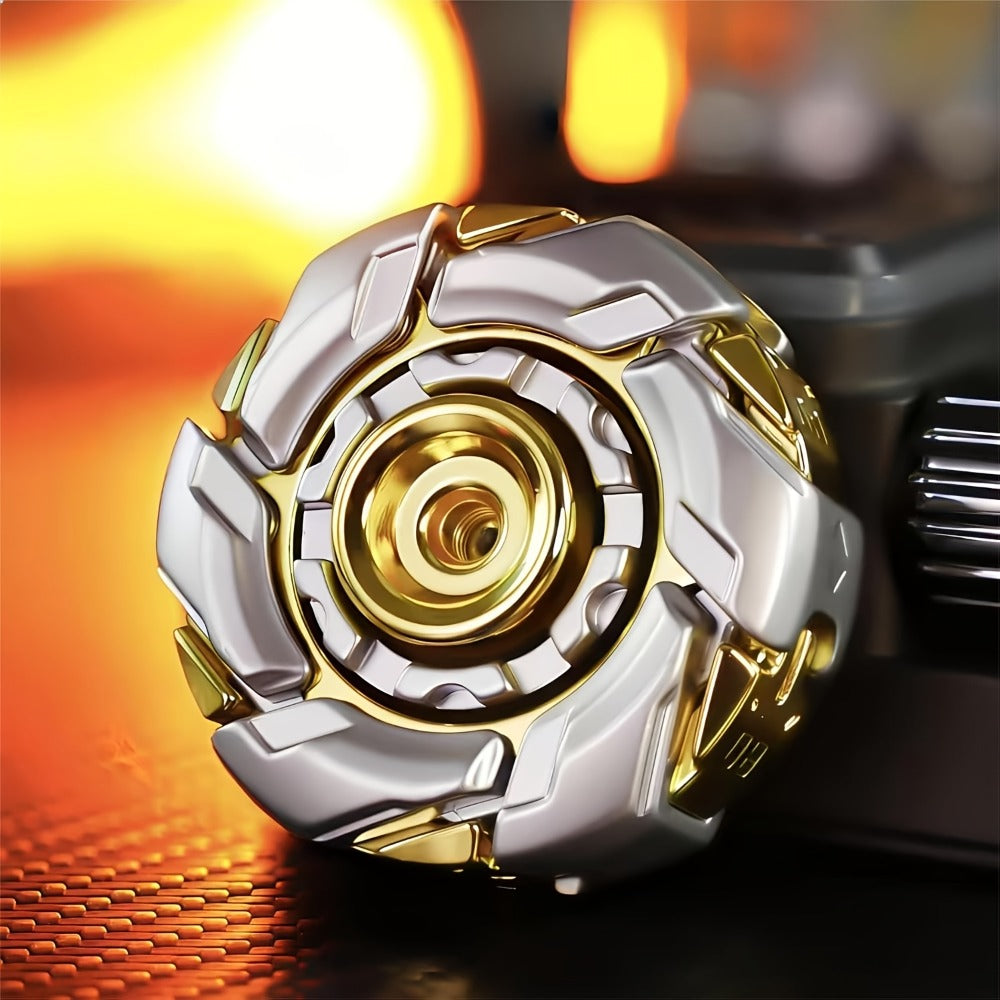 Metal Fidget Spinner Toy for Adults & Teens – Customizable Stress Relief Spinner with Hex Key, Screws & Metal Tube