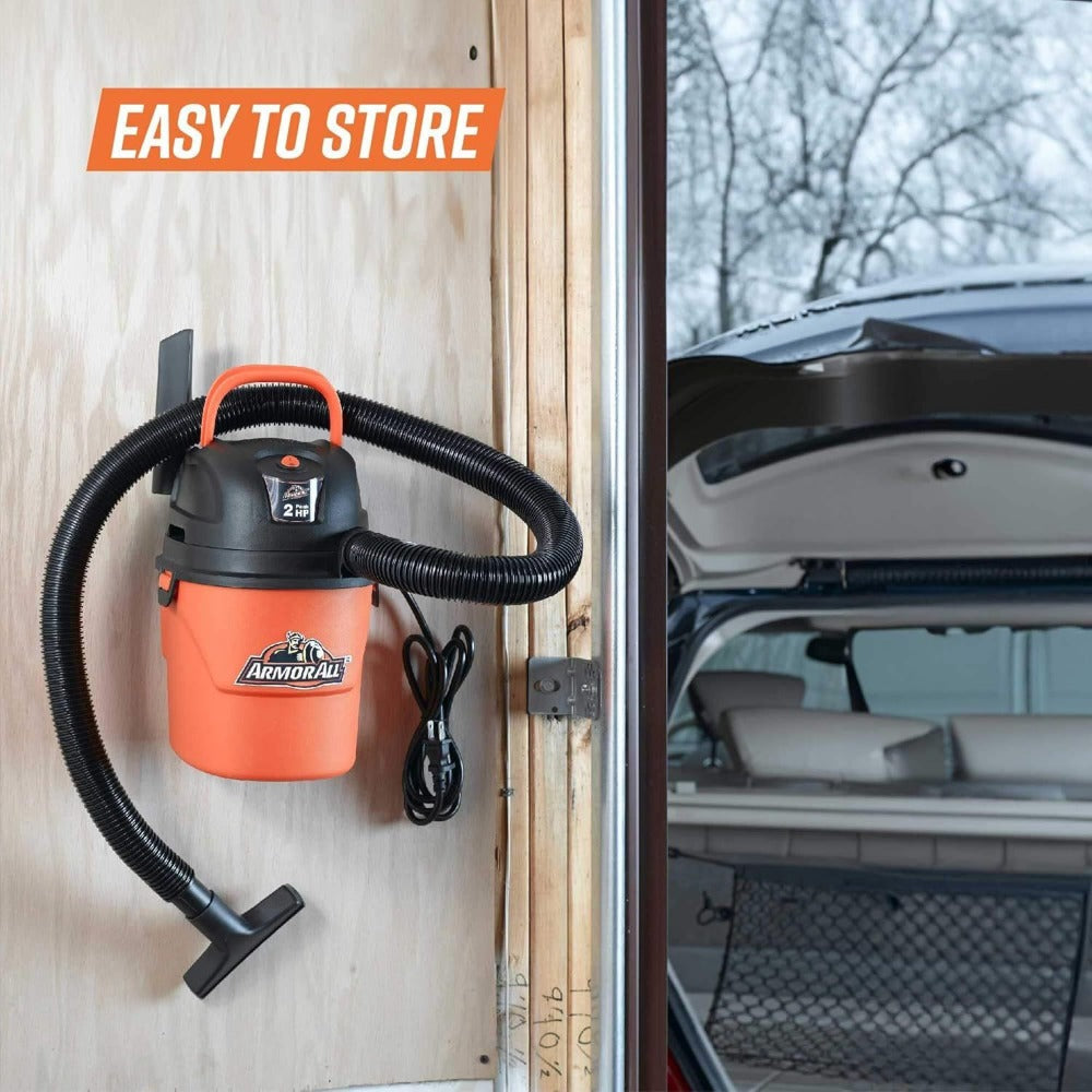 Portable Wet Dry Vacuum Cleaner 1.5 Gallon 2 Peak HP Shop Vac with Blower Function for Entryways, Bedrooms and Living Spaces