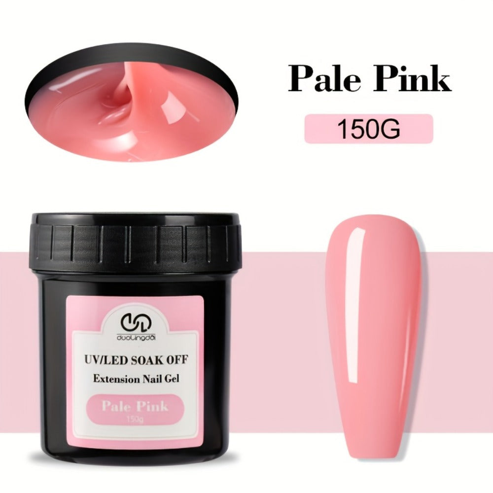 Builder Gel for Nail Extensions 150g Apex Strengthening Kit 13 Shades Clear White Pink Nude Milky Jelly Salmon UV LED Cure Professional