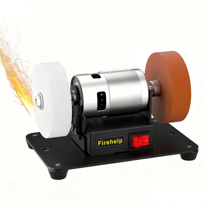 Mini Belt Sander – 7-Speed Adjustable Electric Belt Grinder with Pure Copper Motor for Grinding, Sharpening & Polishing Wood & Metal