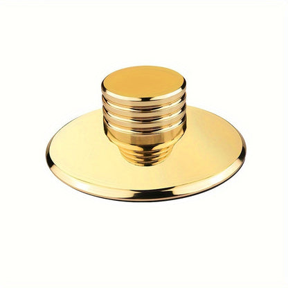Vinyl Record Weight Stabilizer LP Clamp for Turntables | Metal Disc Stabilizer, Reduces Vibration & Noise, Polished Stainless Steel