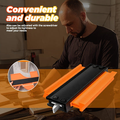 Contour Gauge Profile Tool with Lock – 6 Inch & 11 Inch Shape Duplicator for Flooring, Tile, Woodworking, Carpet Cutting & Irregular Shape
