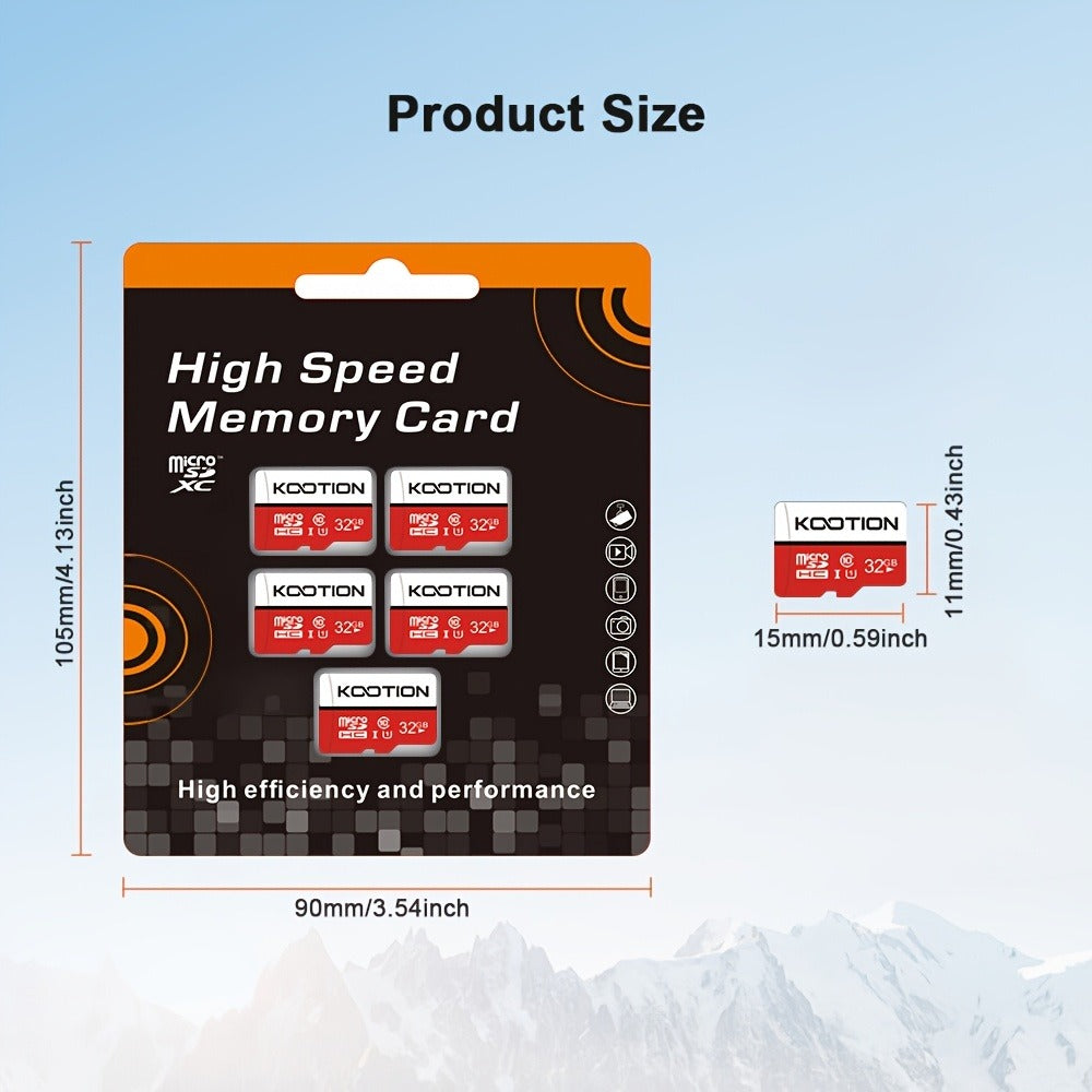 UHS-I C10 90MB/s Micro SD Card Bulk Pack with SD Adapter for an Everyday Personal Care Routine