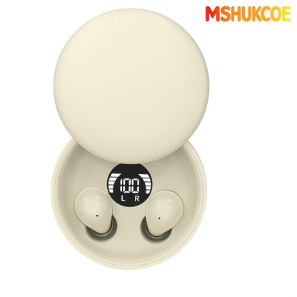 Invisible Mini Sleep Earbuds Bluetooth 6.0 6D Bass HiFi Low Latency Dual Noise Reduction Sleep for an Everyday Personal Care Routine