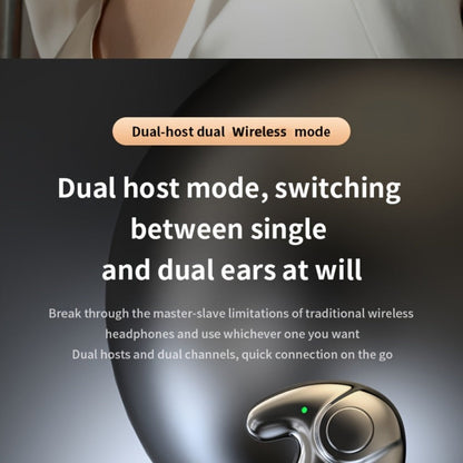 Low-Profile Round-Case Mini Sleep Earbuds with Digital Battery Display in Black, Khaki or White