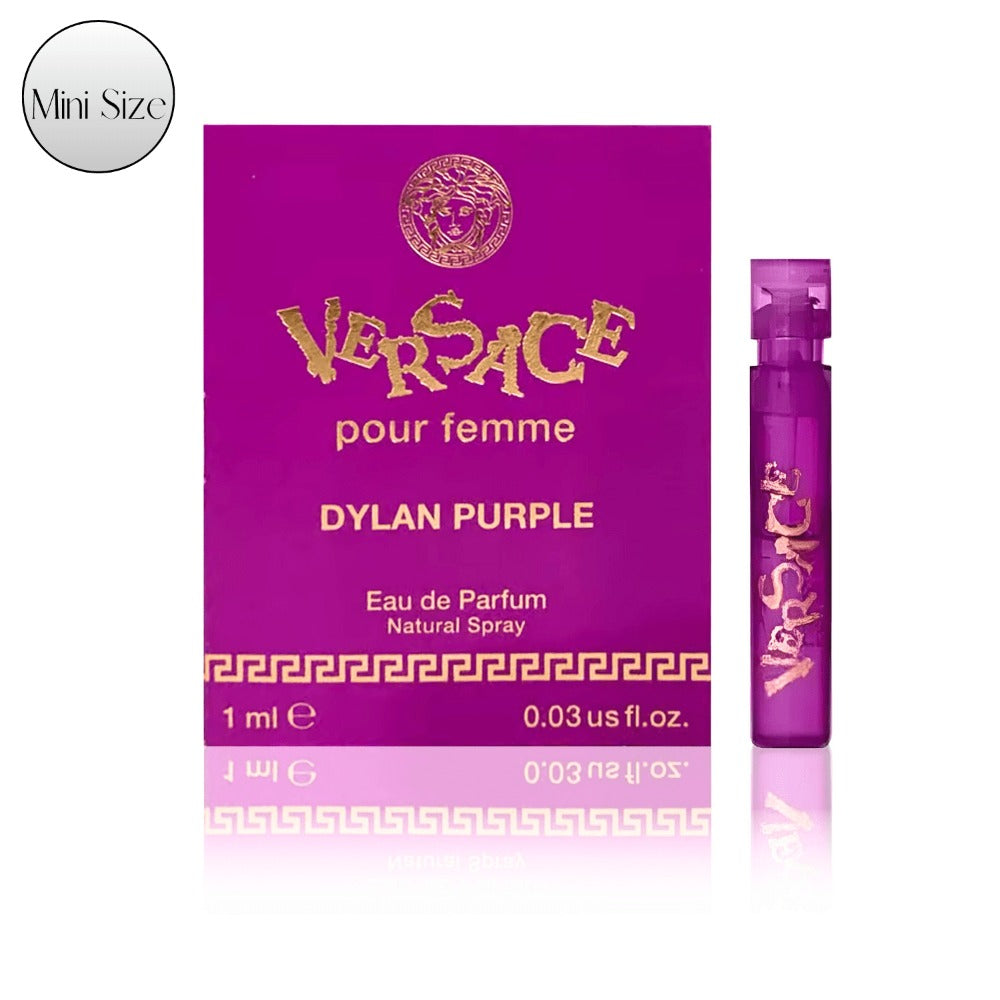 Perfume Sampler Set for Women Versace Collection 12 x 1ml Fragrance Discovery Kit Try Before for Bath Time, Home Spa and Personal Care