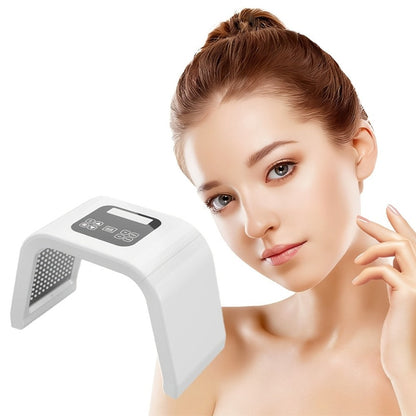 7 Color LED Skin Care Device Photon Therapy Spectrometer Wrinkle Acne Treatment Face for Entryways, Bedrooms and Living Spaces