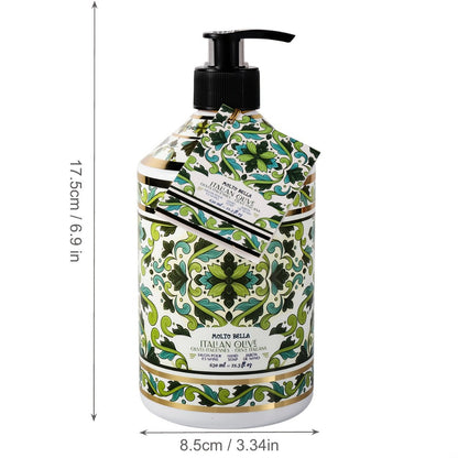 Liquid Hand Soap with Floral Press Bottle, 21.3 fl oz, Scented Hand Wash in Lavender, Grapefruit
