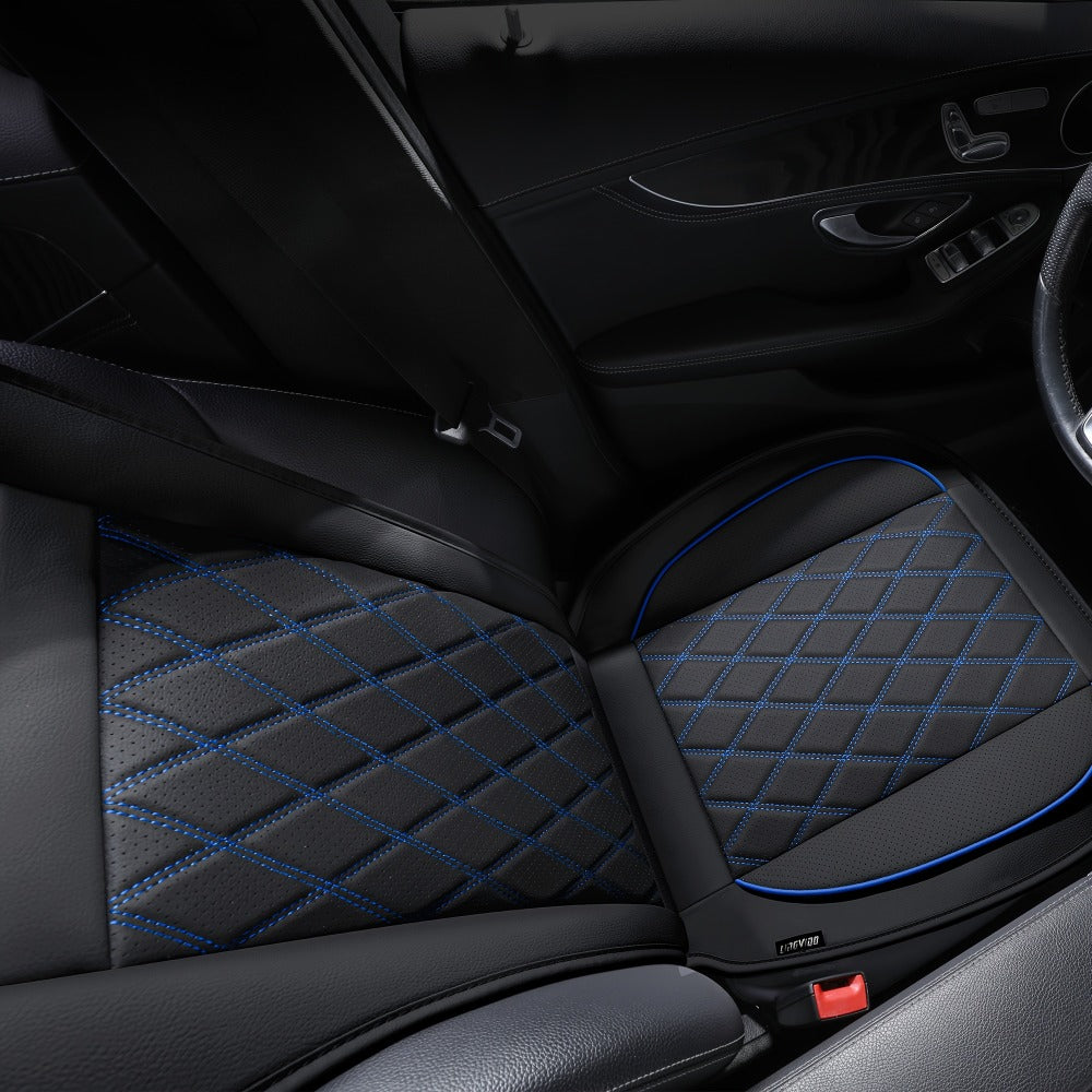 Car Seat Covers Front Pair with Full-Surround High-Back Design and Fifteen Color or Pattern Options