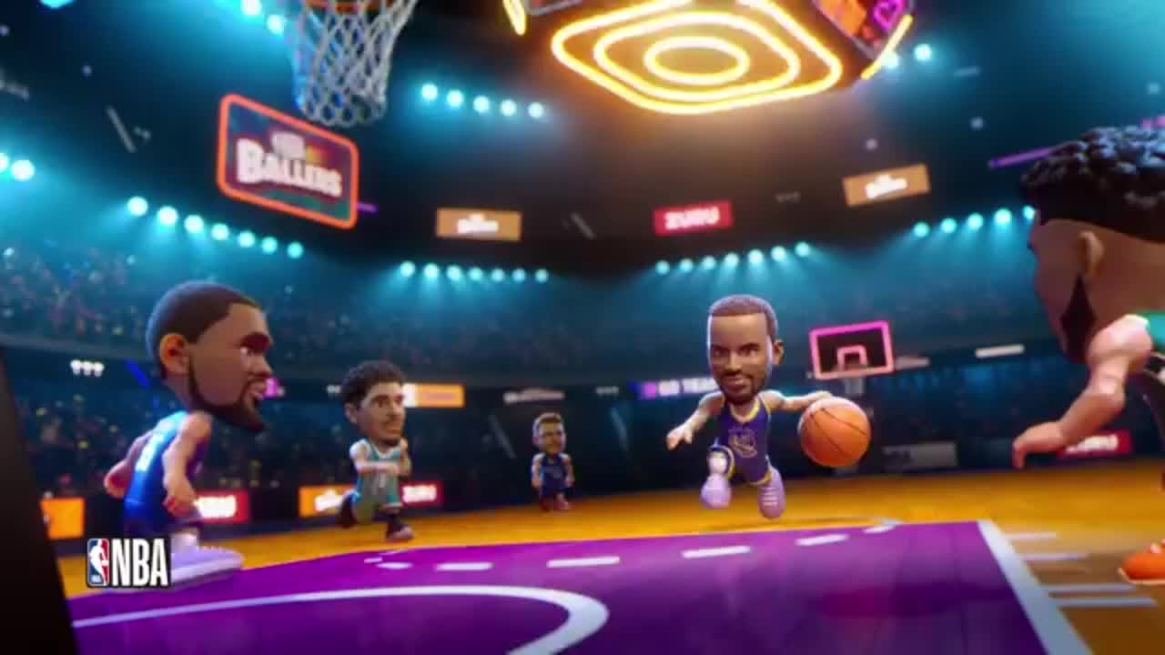 NBA Ballers Mystery Capsule Figurine Series 1 by ZURU, Surprise Unboxing Mini NBA Player Collectible Toy for Boys