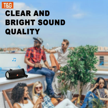 TG537 Portable Bluetooth Speaker with TWS Stereo Pairing, Hands-Free Calling, TF Card & USB Playback