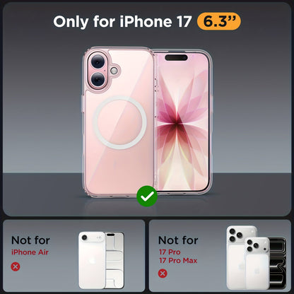 Phone Case Clear TPU and PC Three-Piece Bundle with Screen and Camera Lens Protectors for Select iPhone Models