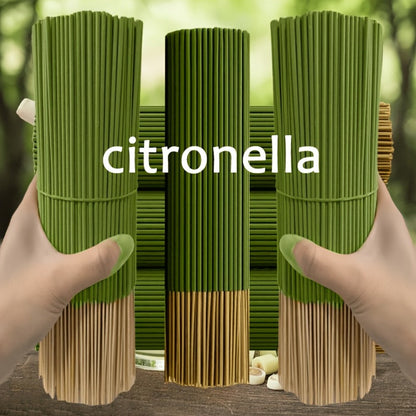 Citronella Incense Sticks 202PCS, 8.66" Essential Oil Infused Sticks for Meditation, Yoga & Aromatherapy