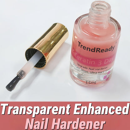 Nail Hardener Base Coat 2 Pack – Protein Repair Strengthener Treatment, HEMA-Free, Ridge Filler, Clear Polish for Weak Brittle Peeling