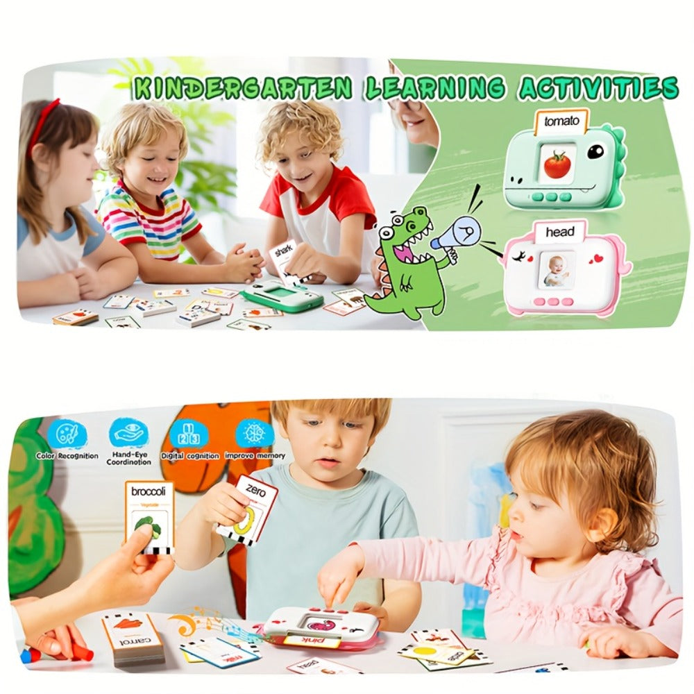 Talking Flashcard Machine for Toddlers 160 Words with the Listed Color, Size or Set Options for Everyday Use
