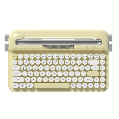 Retro Wireless Keyboard AJAZZ AF84 2.4G Dual-Mode, 84 Keys, Type-C Charging, Built-In Phone Stand