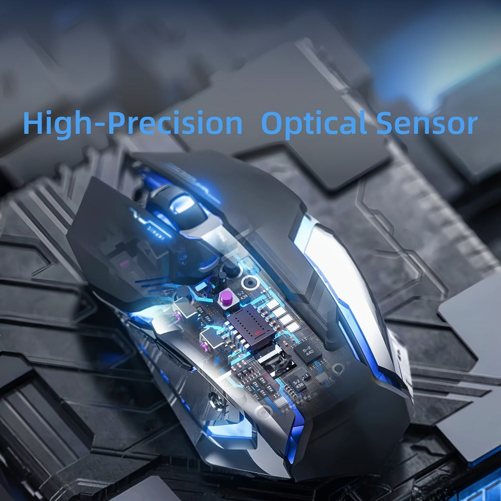 Programmable RGB Gaming Mouse Wired Pro-Grade with Turbo Click Multi-Mode DPI Sensitivity Dynamic for an Everyday Personal Care Routine