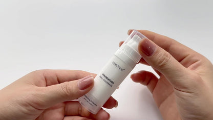VERONNI White Matte Liquid Foundation Two-Bottle Set with Pump Dispensers and Full-Coverage Label