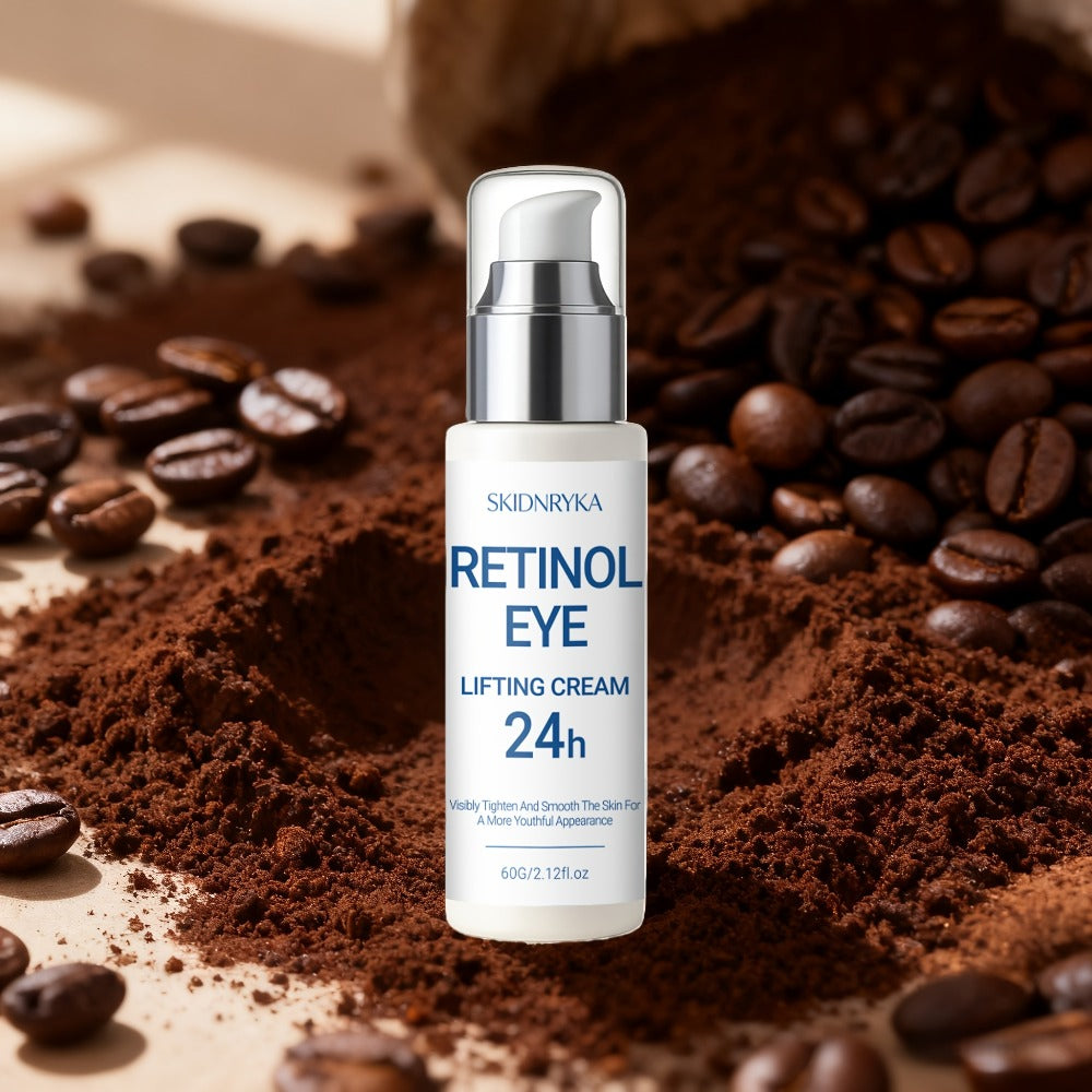 Eye Cream for Dark Circles & Puffiness 2 Pcs – Firming Hyaluronic Acid Eye Gel with Collagen Retinol Caffeine