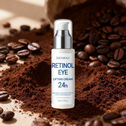 Eye Cream for Dark Circles & Puffiness 2 Pcs – Firming Hyaluronic Acid Eye Gel with Collagen Retinol Caffeine